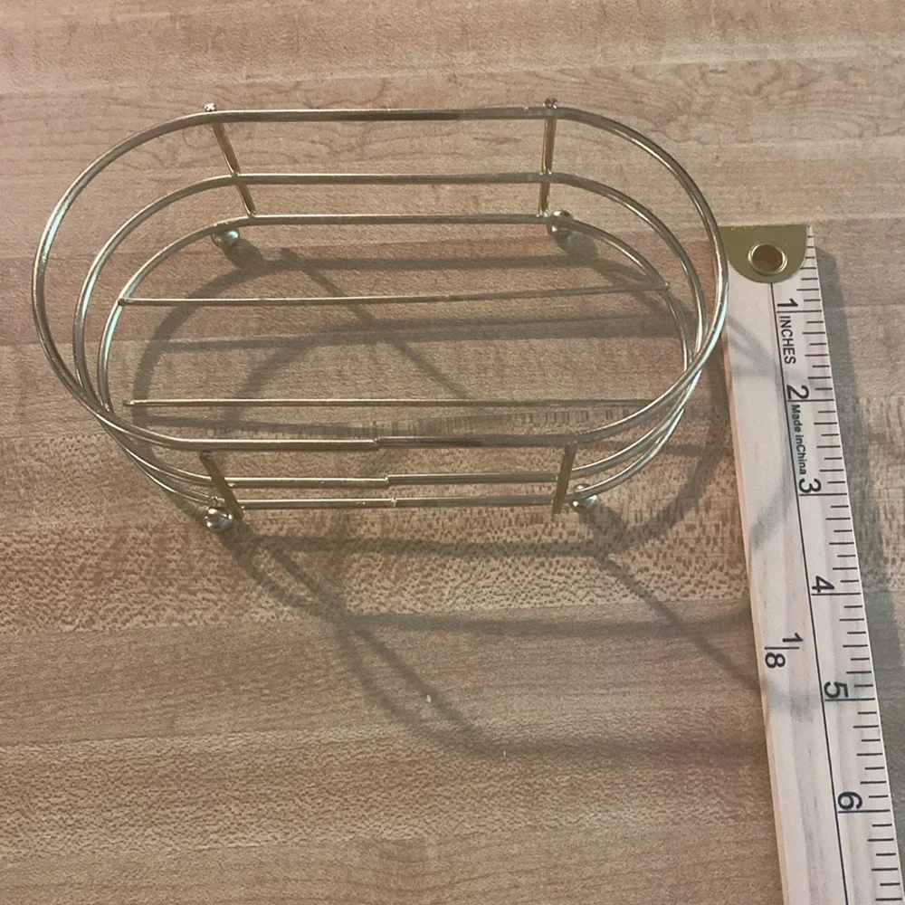 Elegant Gold Bath Caddy